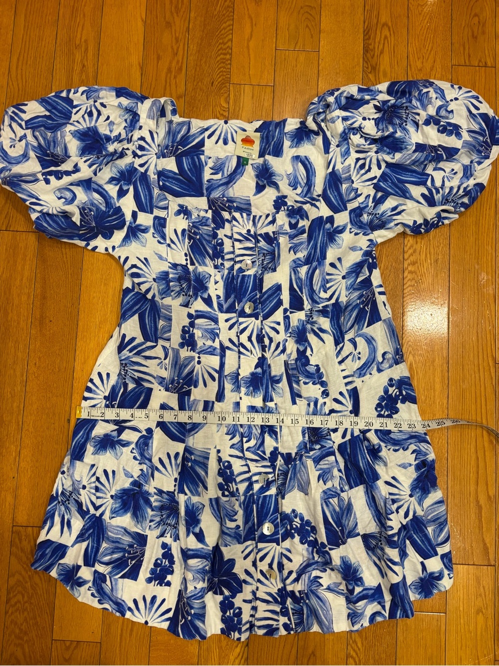 FARM Rio Garden Tiles Mini Dress, Size: XL - Picture 16 of 16